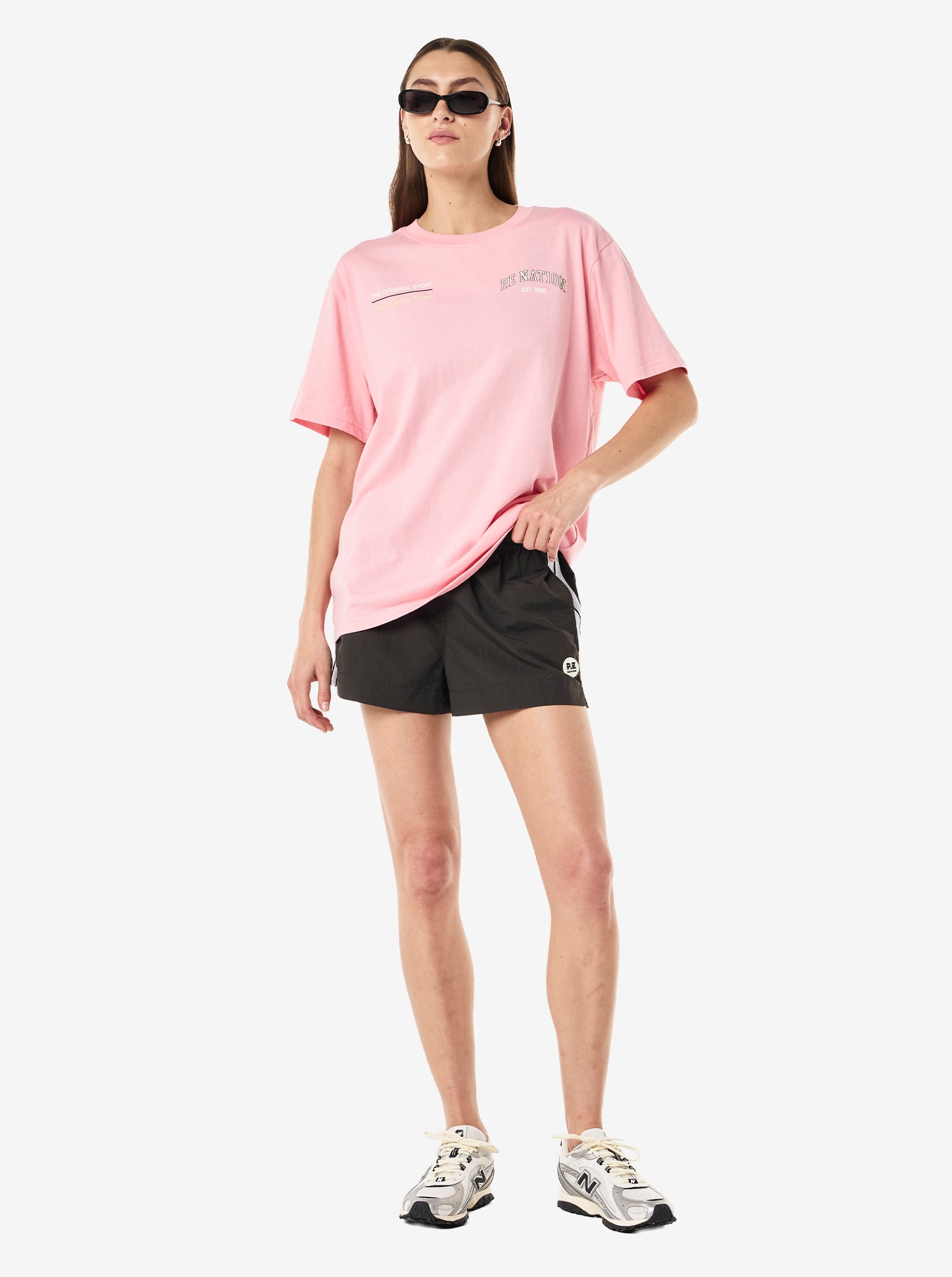 Base Tee in Candy Pink