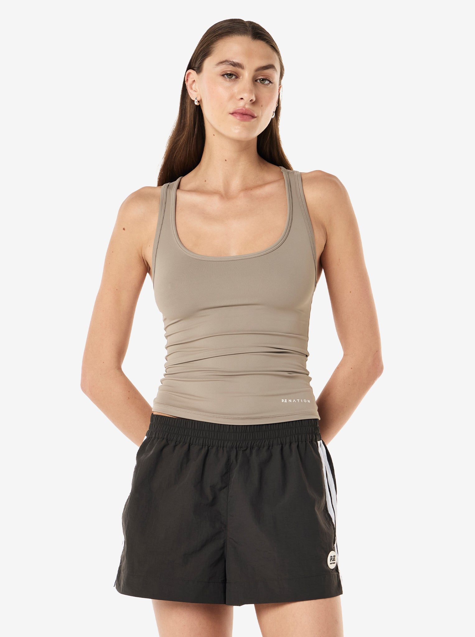 Foundation Scoop Tank in Moon Grey