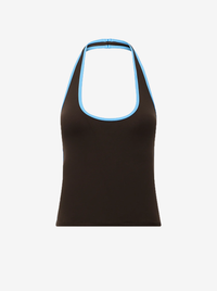 Radar Halter Tank in Coffee & Marina