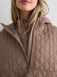 Cropped Quilted Anorak