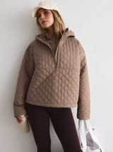 Cropped Quilted Anorak