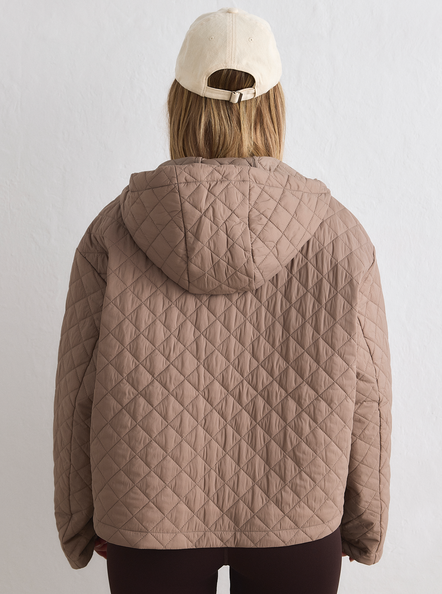 Cropped Quilted Anorak