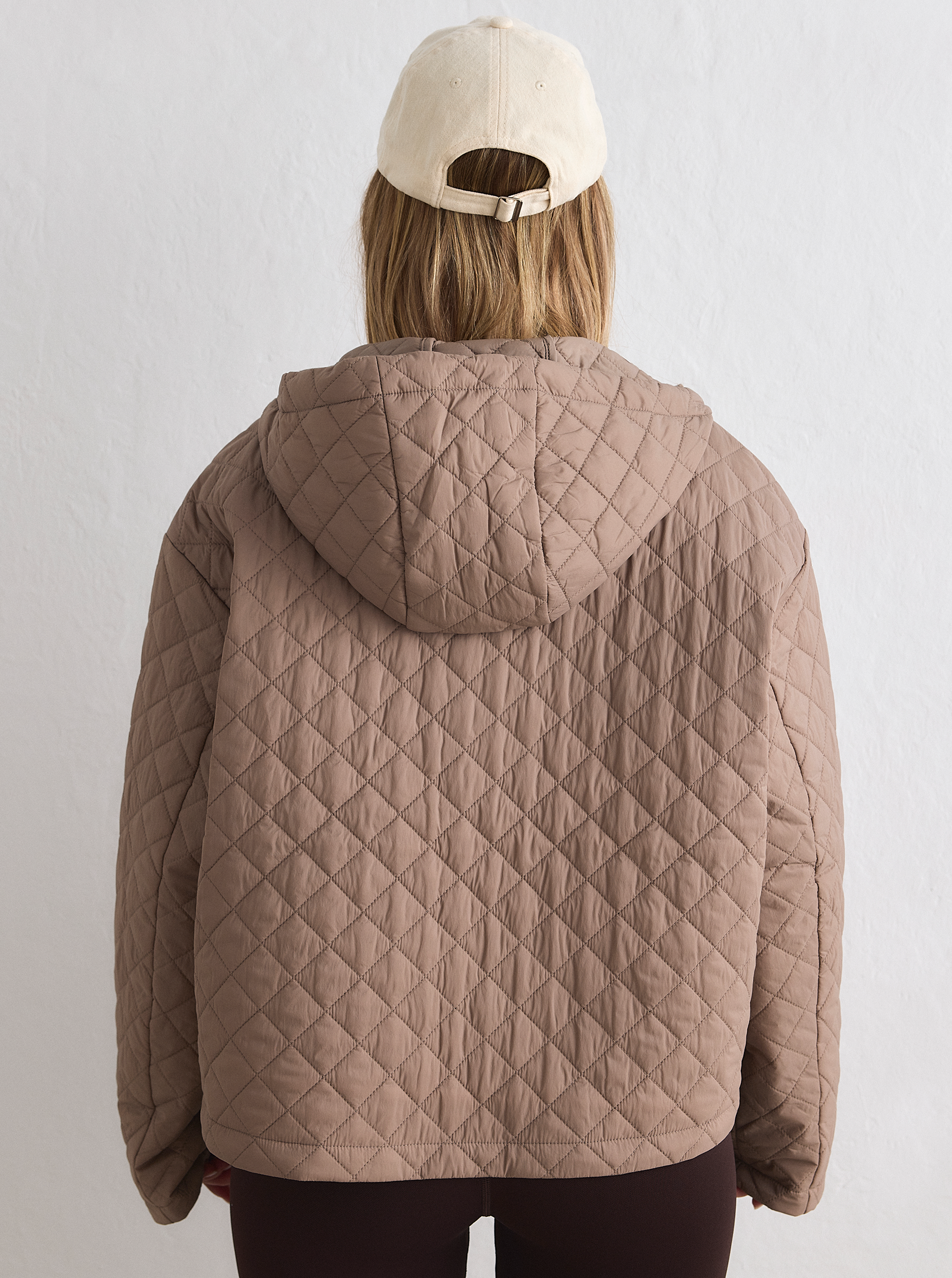 Cropped Quilted Anorak