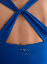 Lunar Running Singlet in Azure