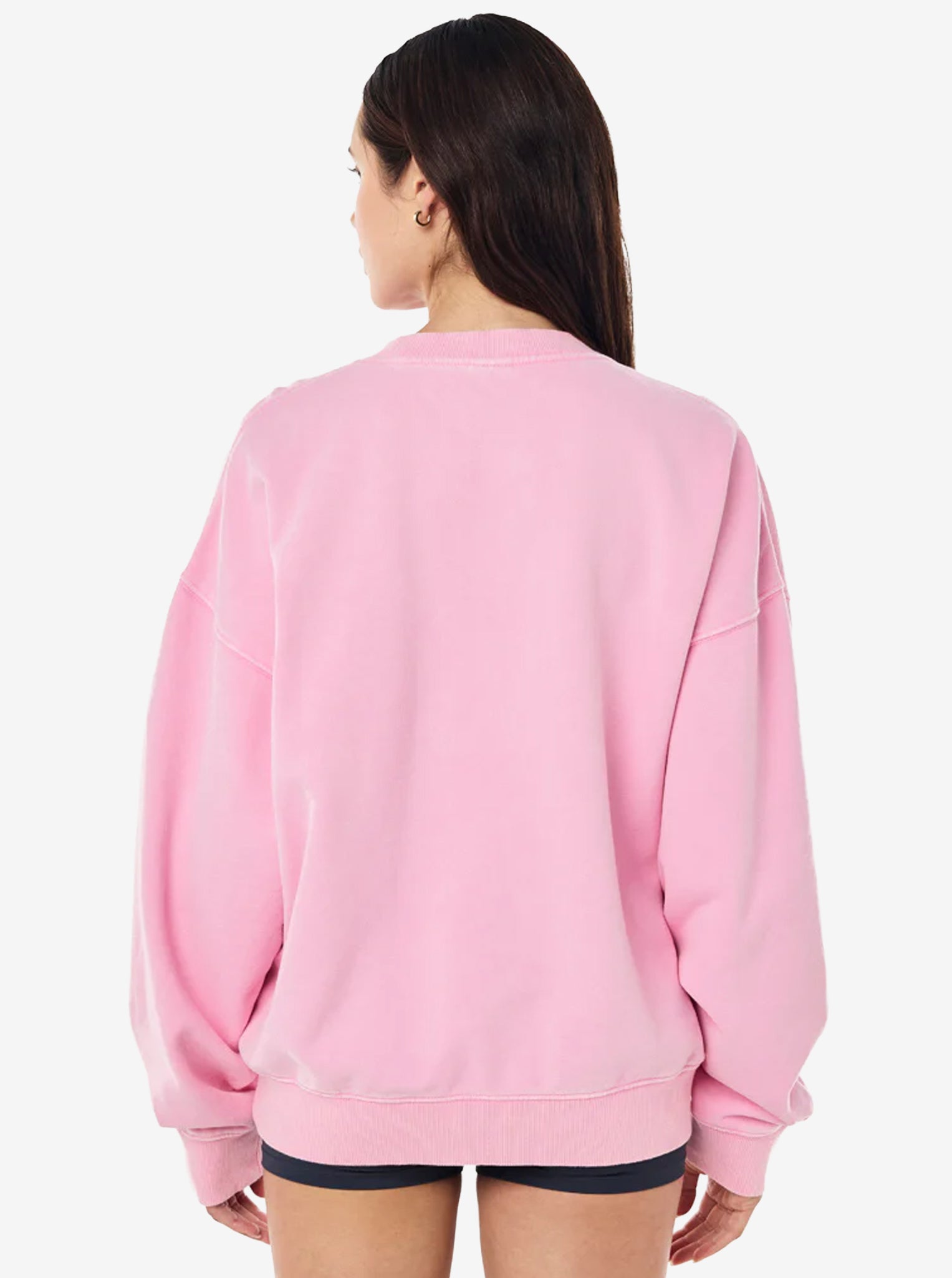 Elysian sweat in Washed Prism Pink