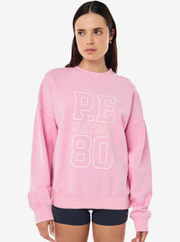 Elysian sweat in Washed Prism Pink