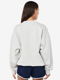 Backspin Sweat in Grey Marle