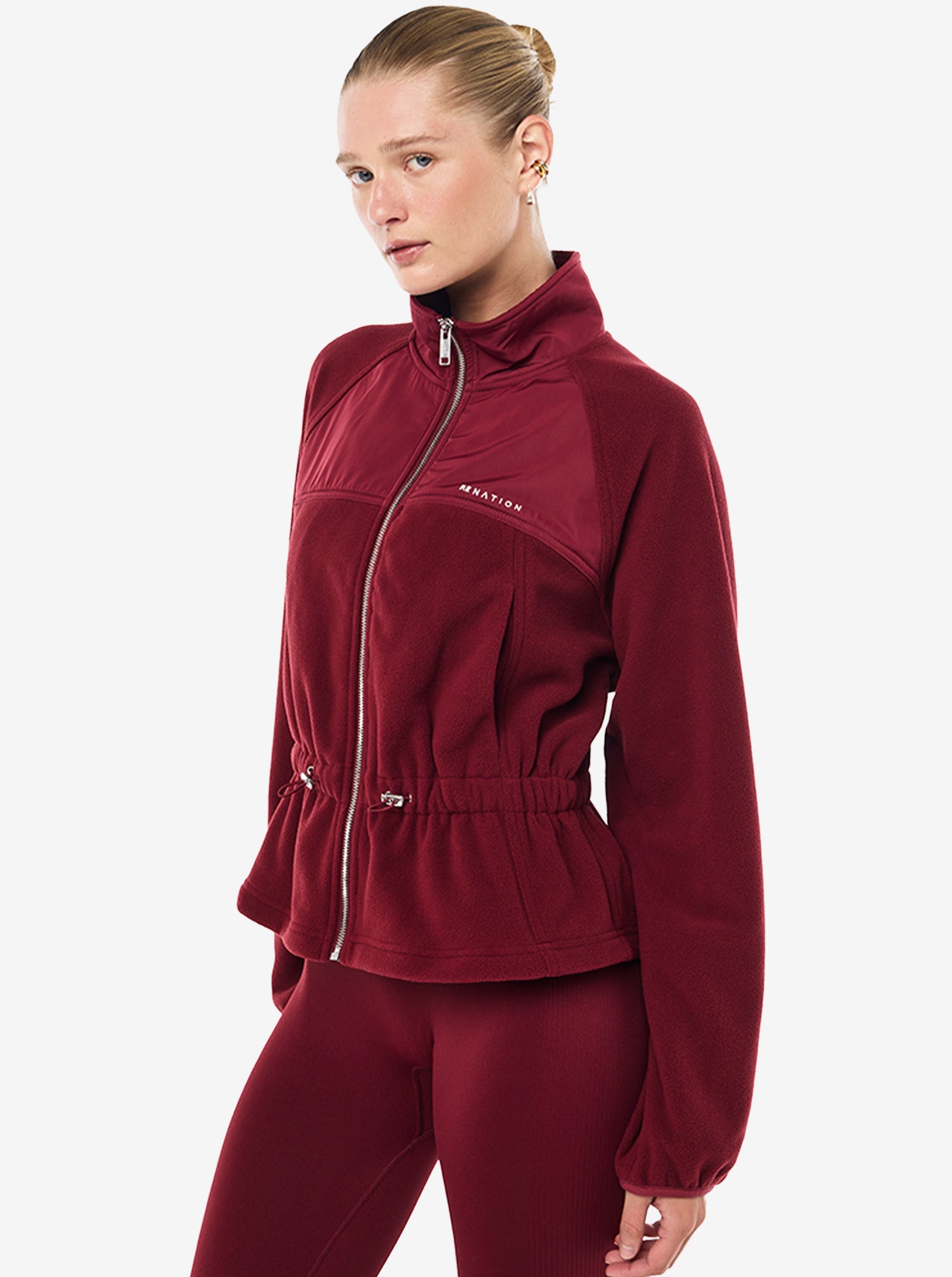 Form Jacket in Cabernet