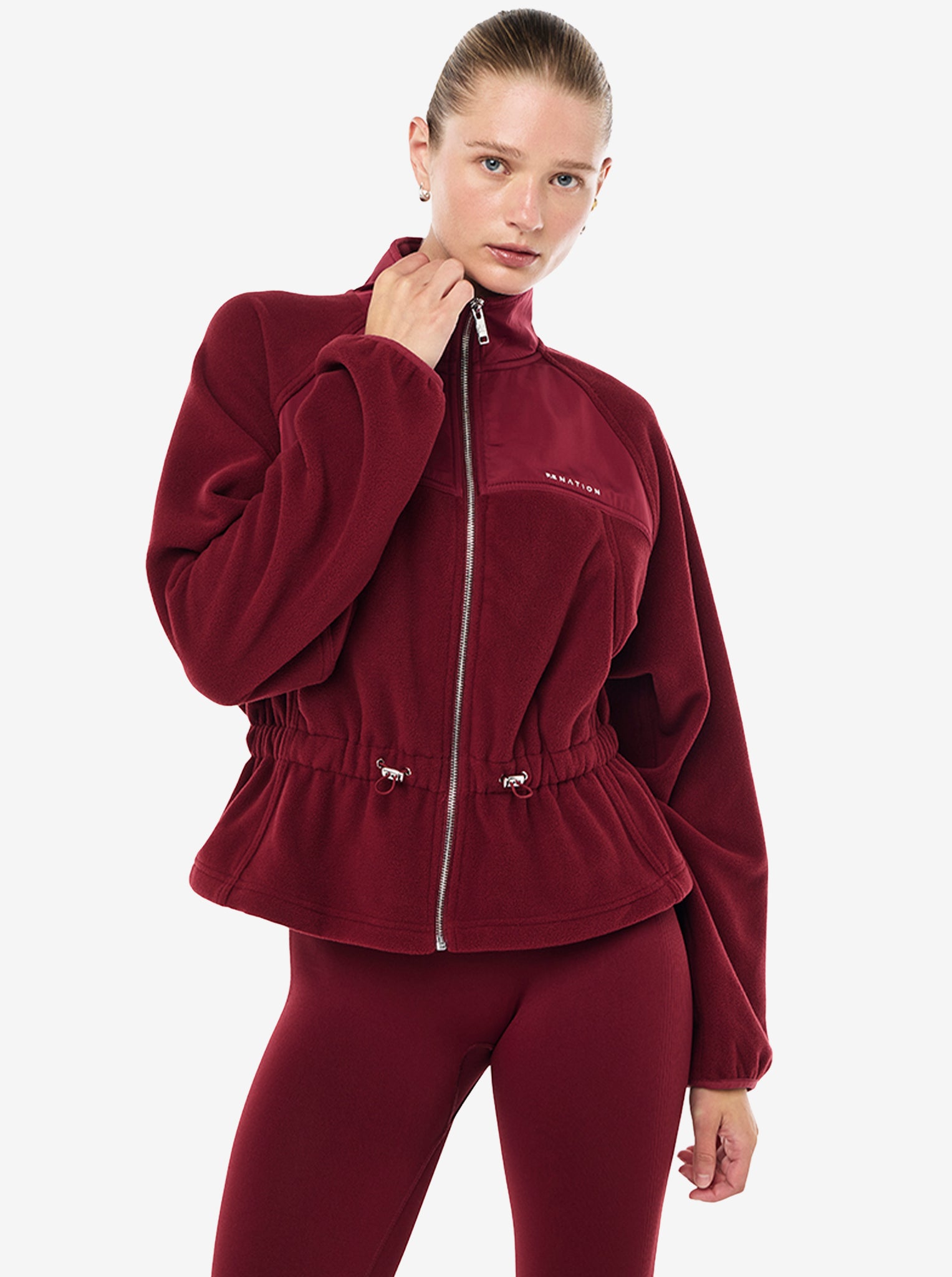 Form Jacket in Cabernet