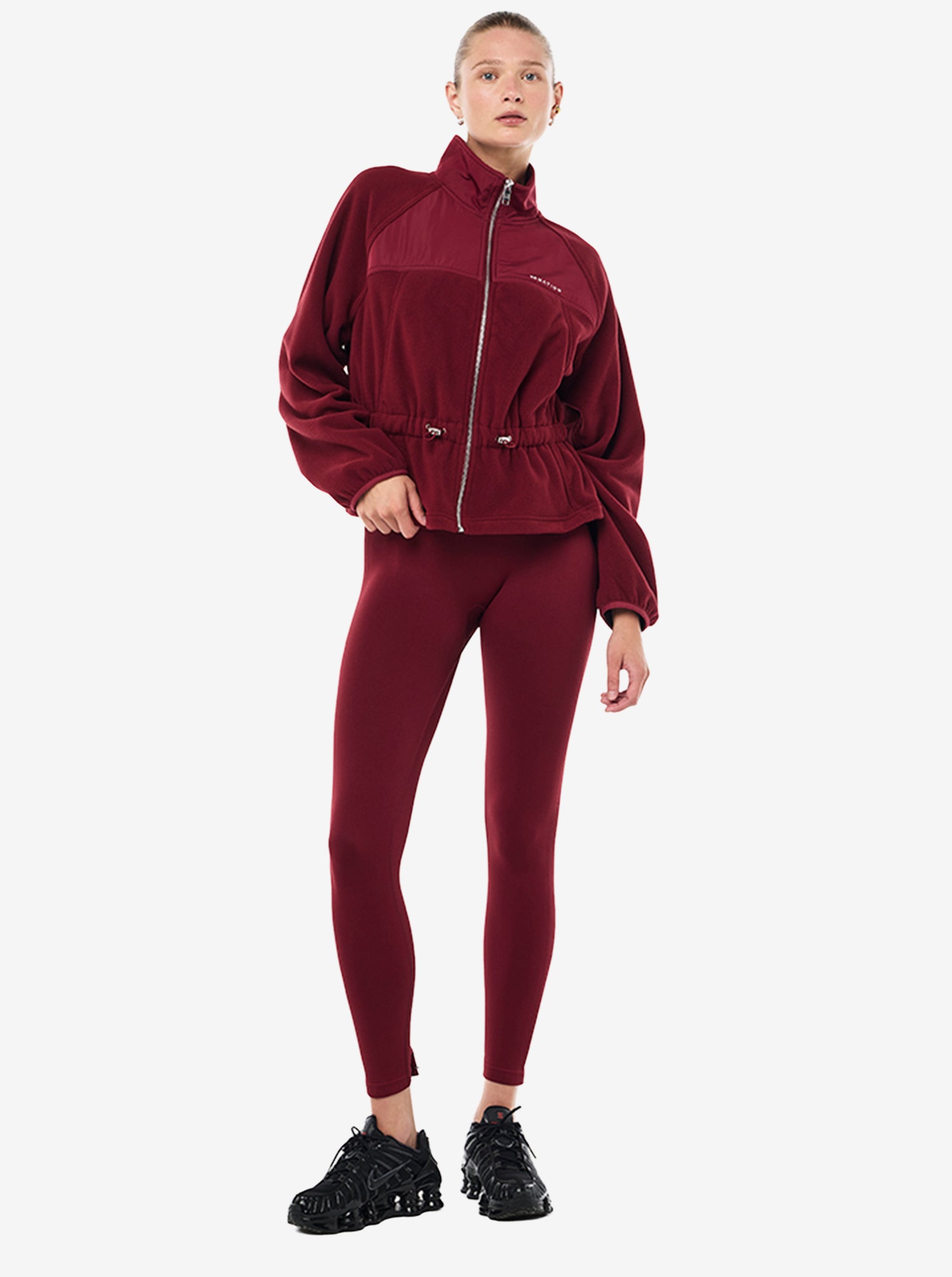 Form Jacket in Cabernet