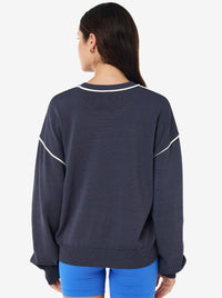 Retreat Sweater in Marine Blue