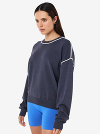 Retreat Sweater in Marine Blue