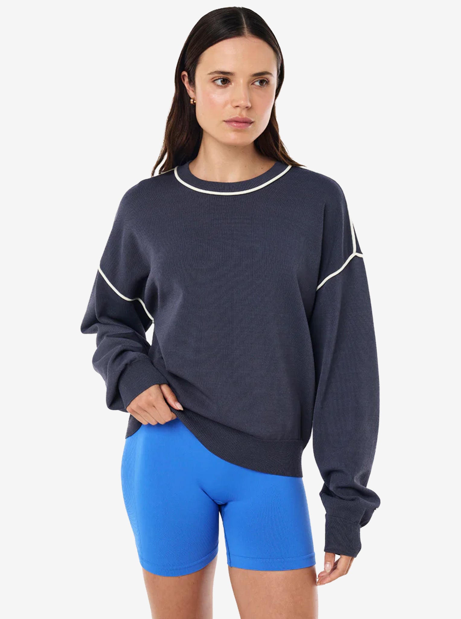 Retreat Sweater in Marine Blue