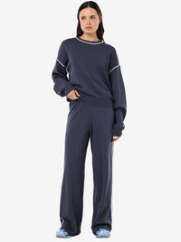 Retreat Knit Pant in Marine Blue