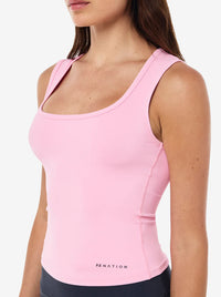 Refine Scoop Tank in Prism Pink