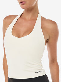 Reset Halter Tank in Whisper White