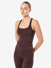 Signature Scoop Tank in Dark Plum