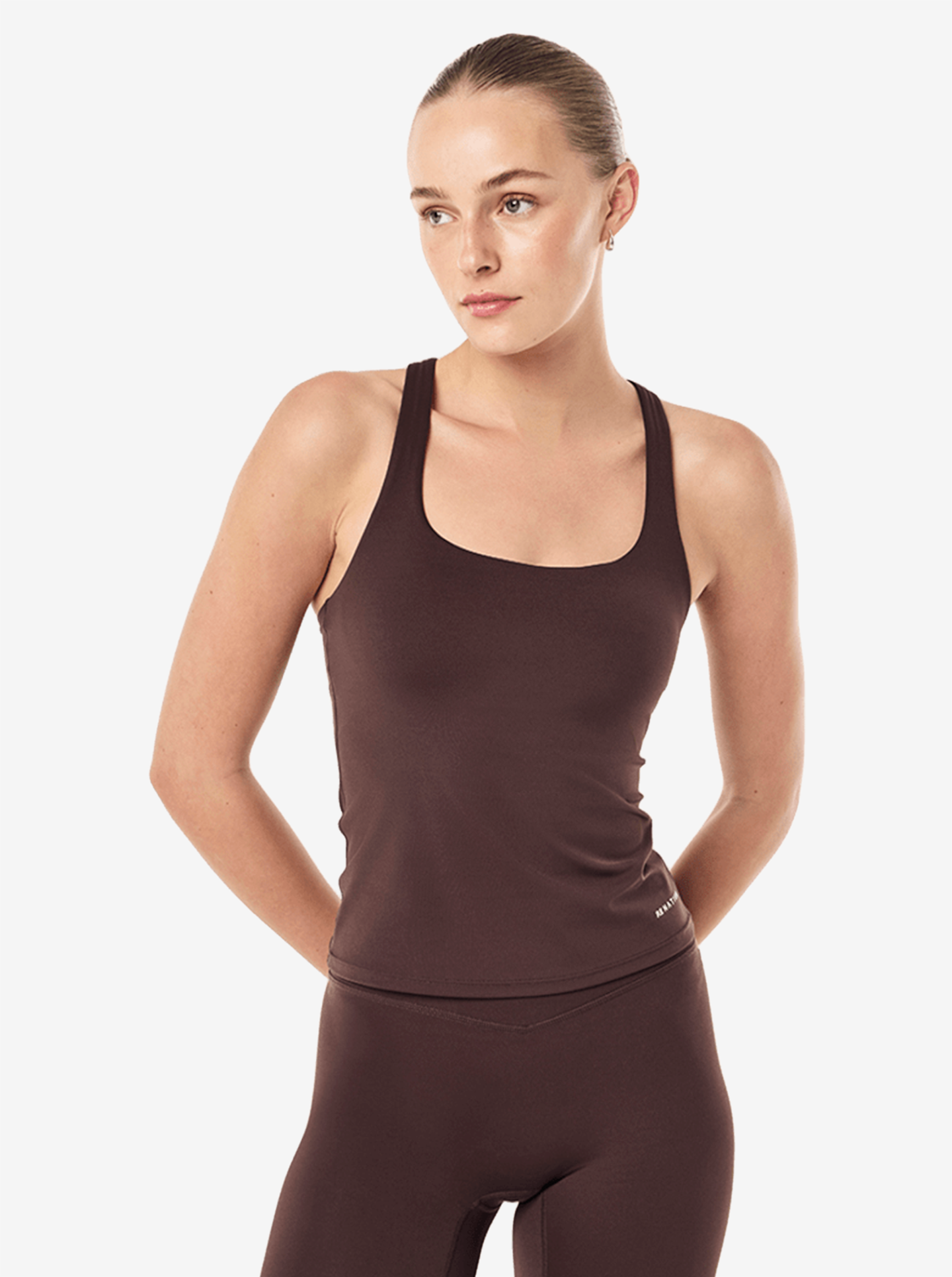 Signature Scoop Tank in Dark Plum