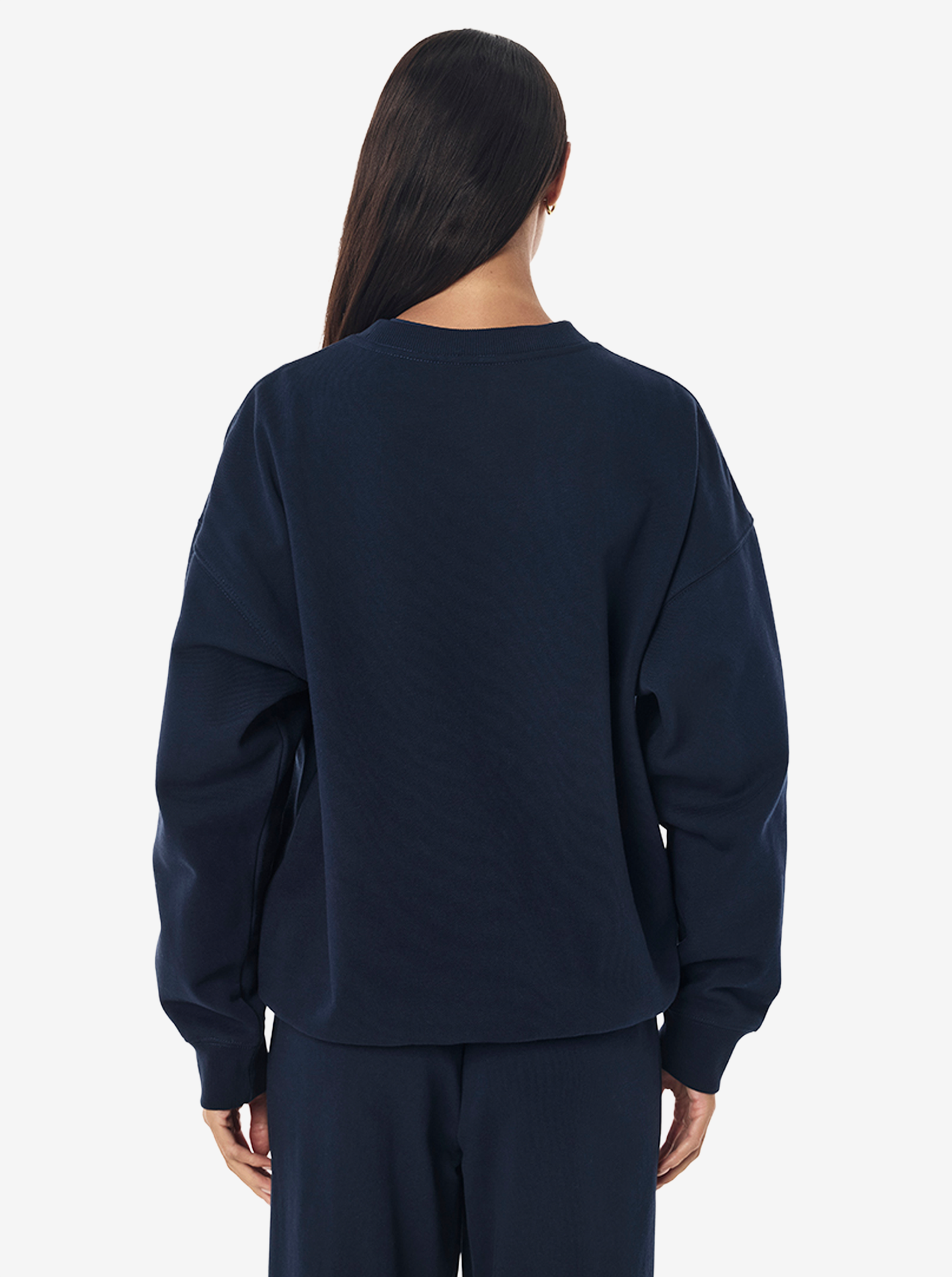 Established Oversized Sweat in Dark Navy