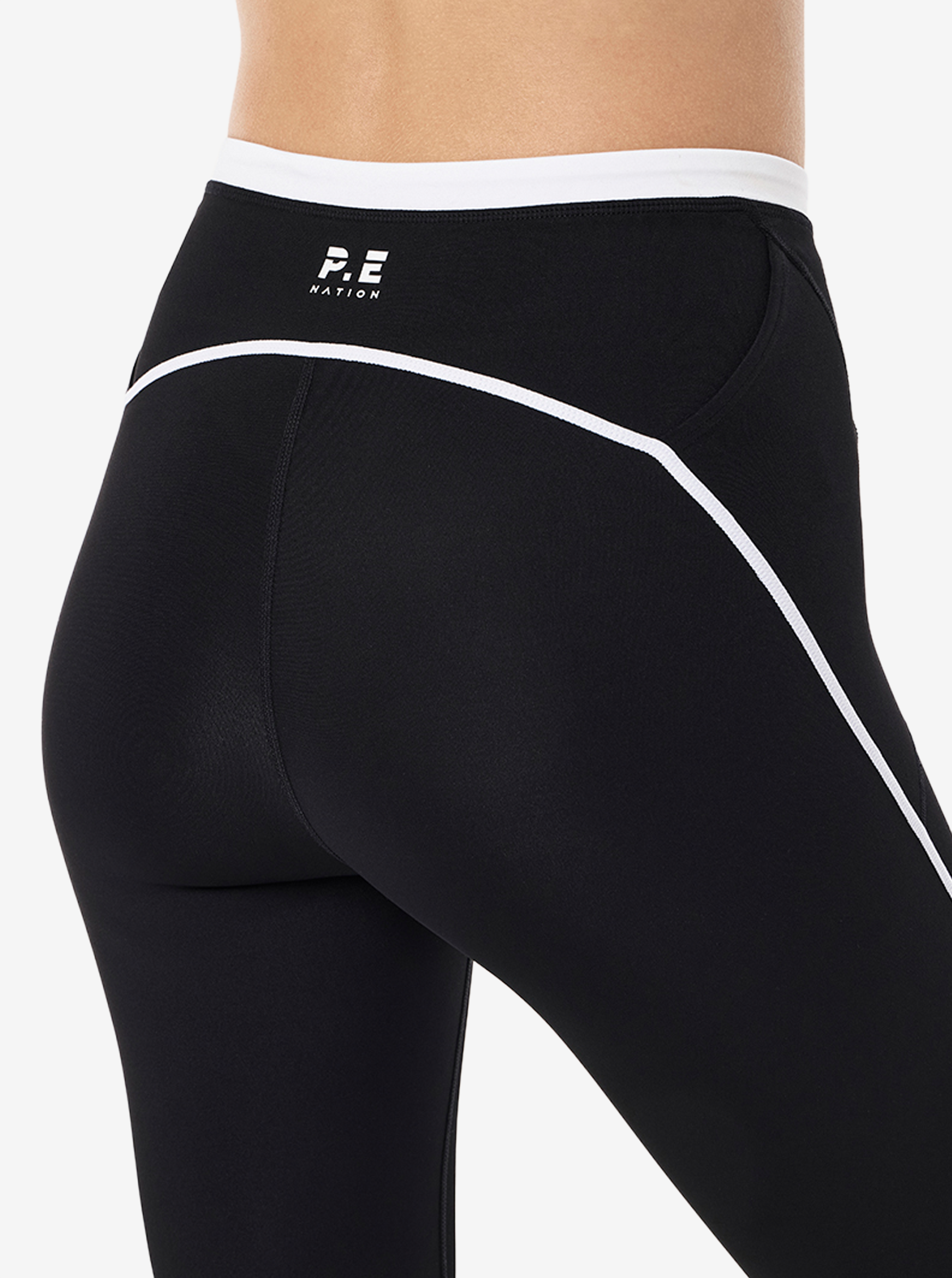 Rapid Full Length Legging in Black & White