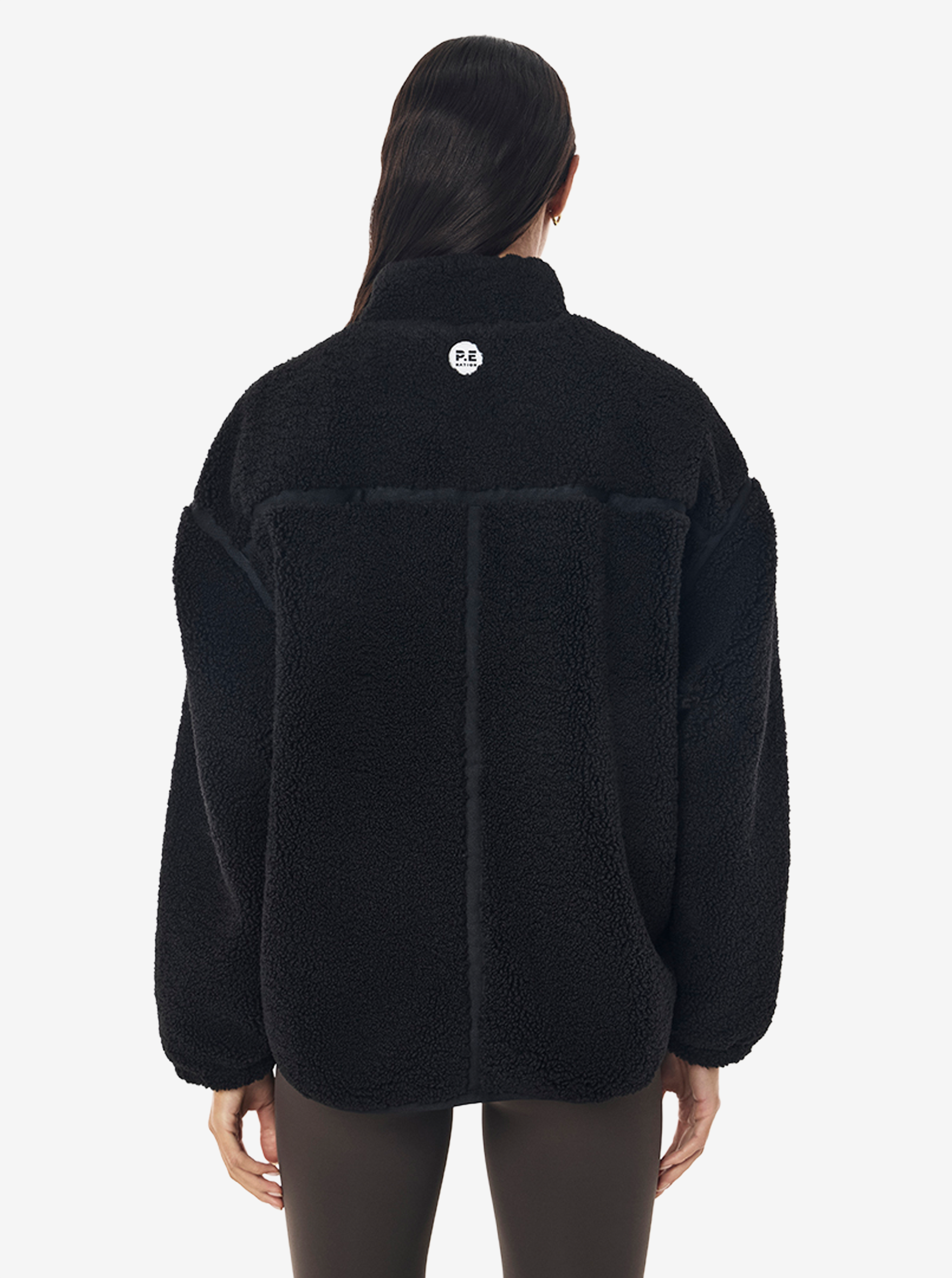 Surge Teddy Jacket in Black