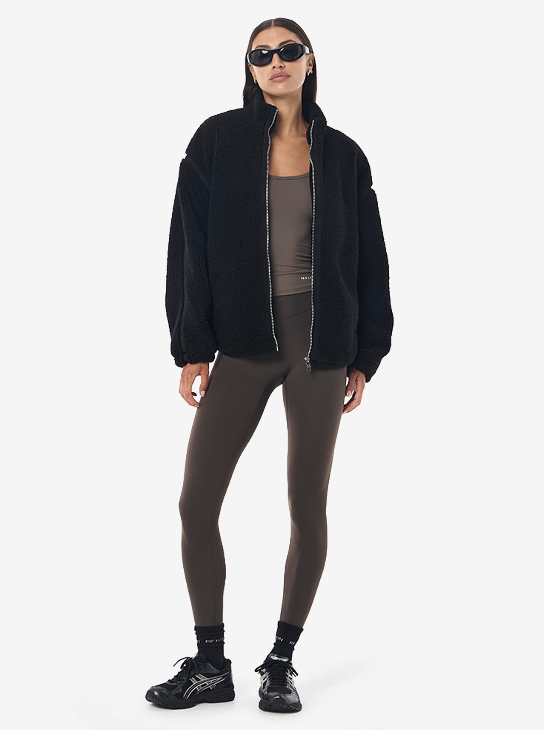 Surge Teddy Jacket in Black