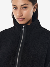 Surge Teddy Jacket in Black