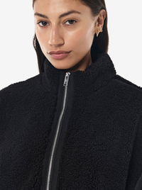 Surge Teddy Jacket in Black