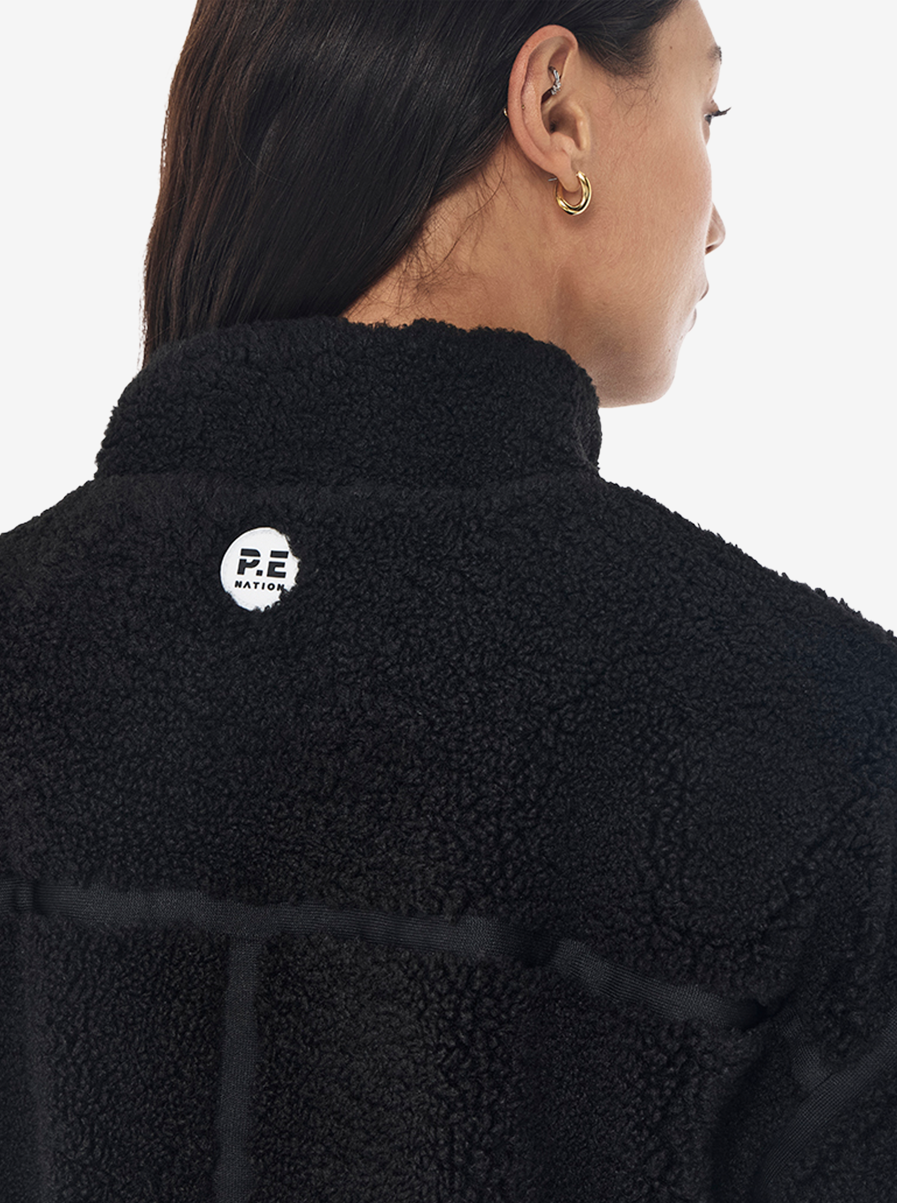Surge Teddy Jacket in Black