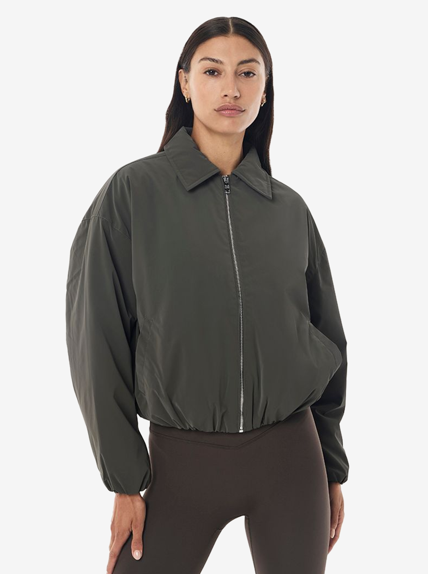Studio Jacket in Dark Olive