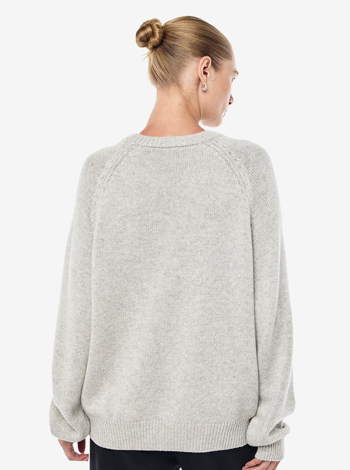 Legacy Knit Crew in Grey Marle