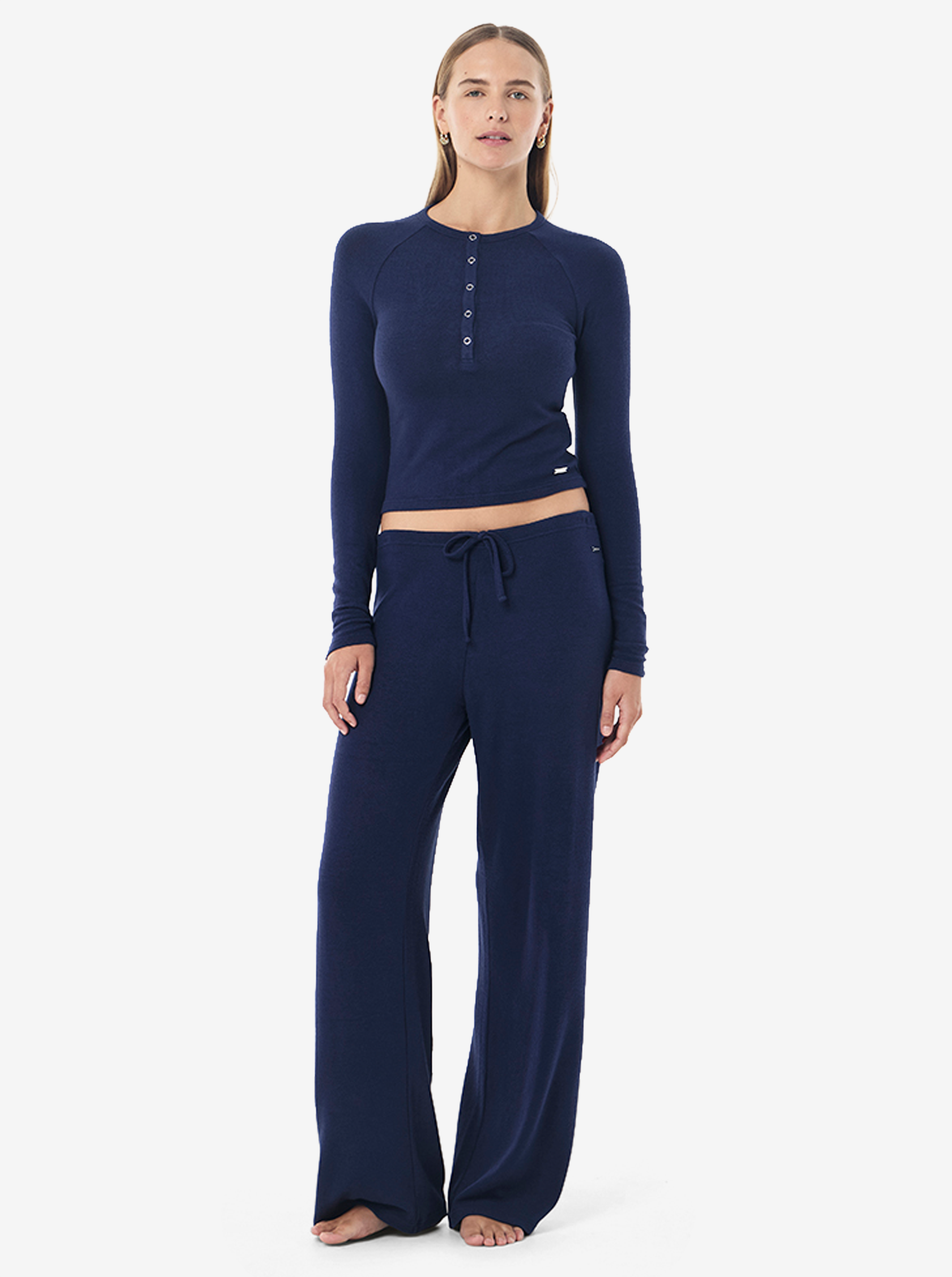 Haven Longsleeve Top in Dark Navy