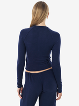Haven Longsleeve Top in Dark Navy