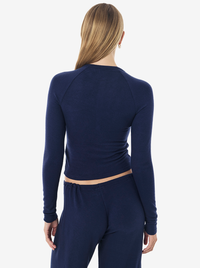 Haven Longsleeve Top in Dark Navy