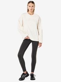 Core Oversized LS Tee in Whisper White