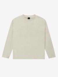 Core Oversized LS Tee in Whisper White