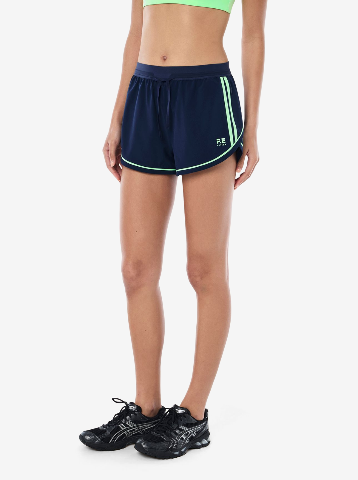 Linear Short in Dark Navy