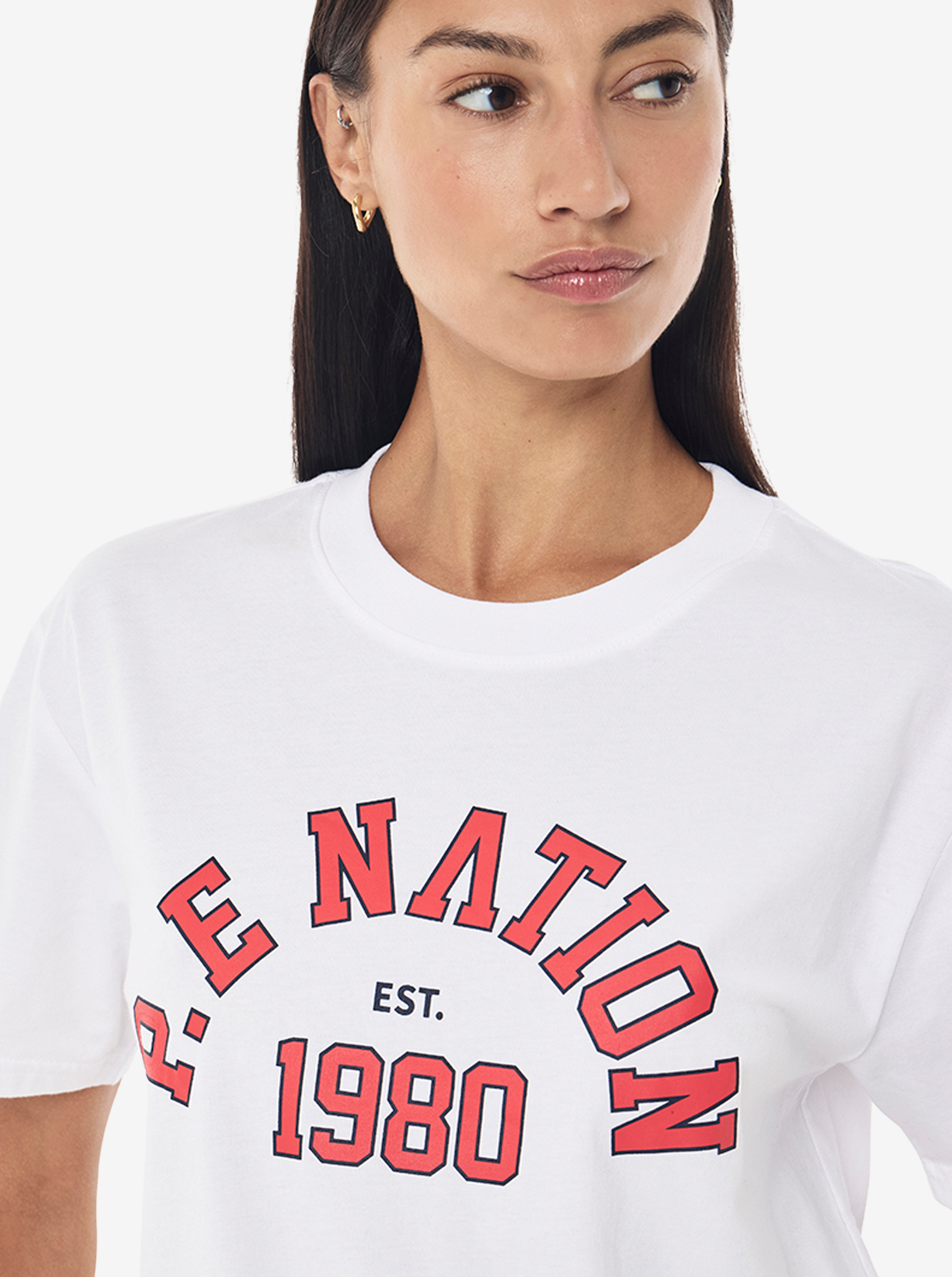 Established Tee in Optic White