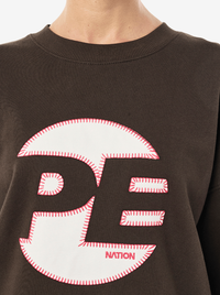 Oversized Sweat in Coffee