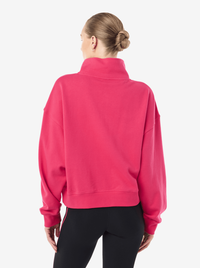 Voltage Quarter Zip in Cosmo Pink