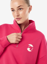 Voltage Quarter Zip in Cosmo Pink