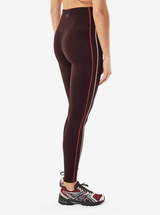 Clarity Full Length Legging in Dark Plum & Bittersweet & Soft Pink