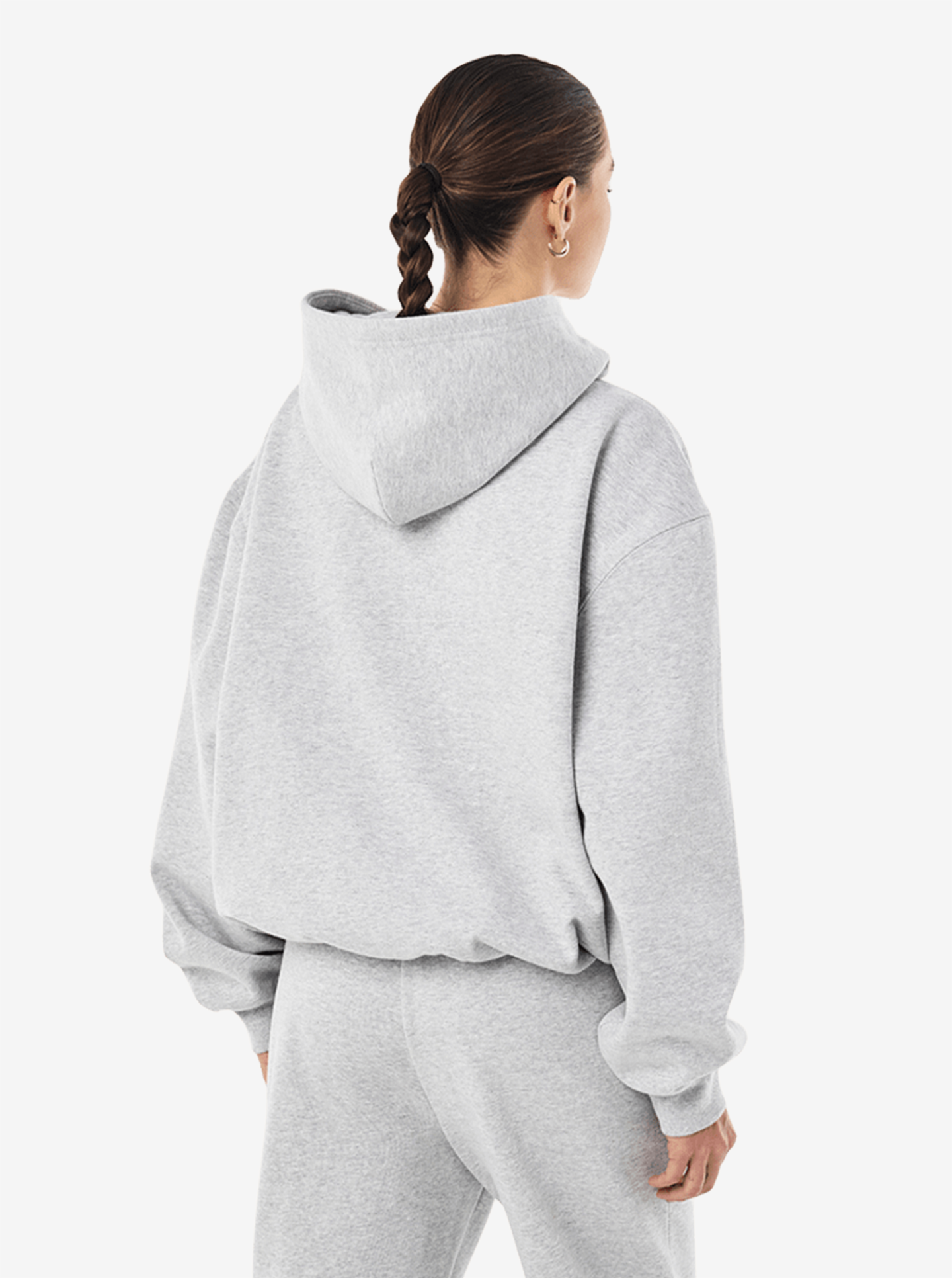 Voltage Hoodie in Mid Grey Marle