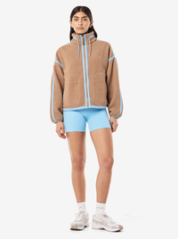 Lennon Sherpa Jacket in Caramel