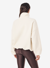 Rotate Quarter Zip in Whisper White