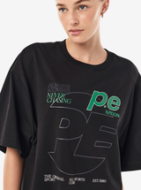 Current Oversized Tee in Black