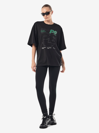 Current Oversized Tee in Black