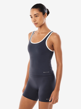 Spectrum Scoop Tank in Marine Blue & Whisper White