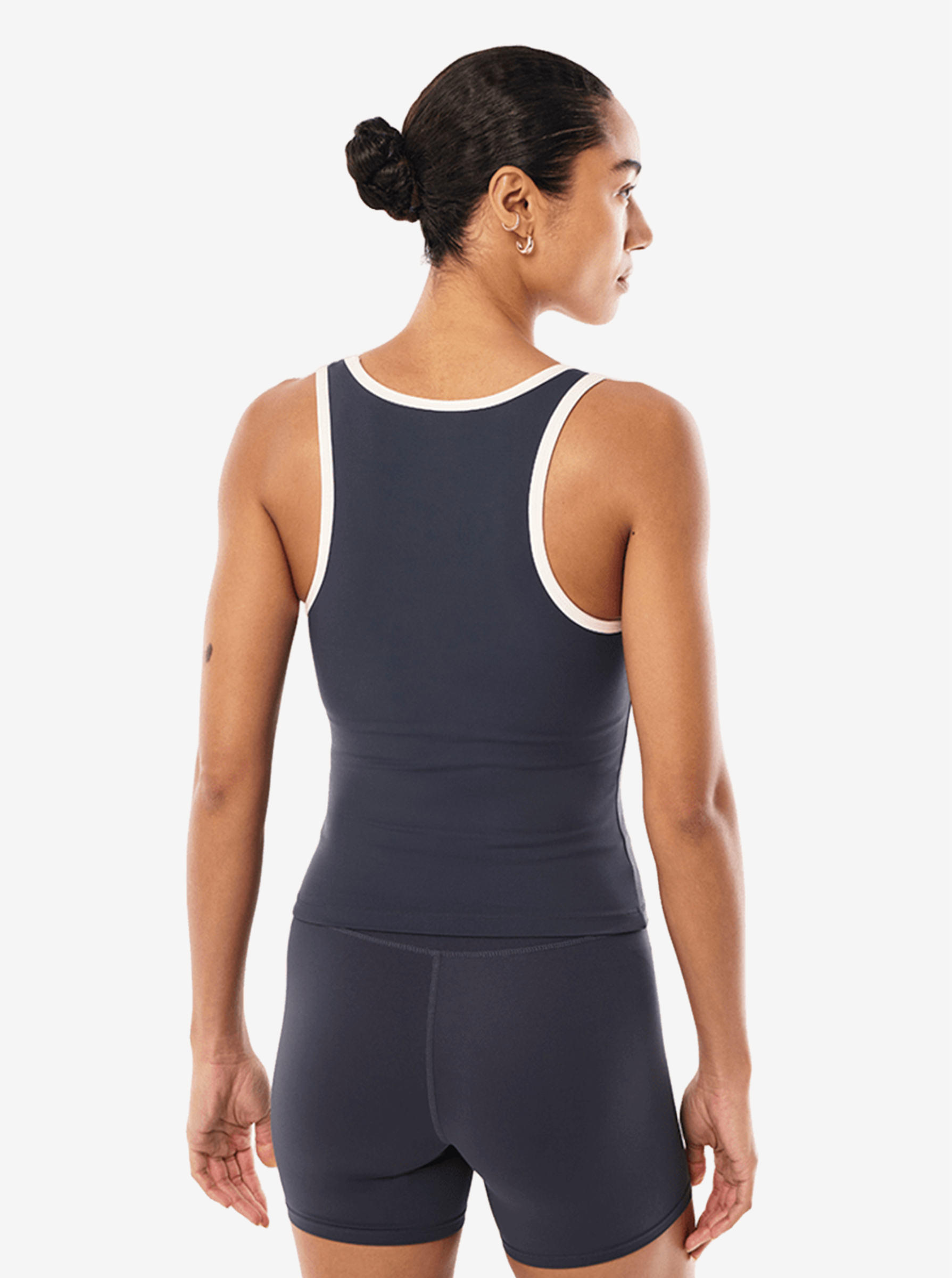 Spectrum Scoop Tank in Marine Blue & Whisper White