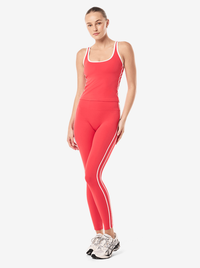 Solis Scoop Tank in Strawberry & Soft Pink